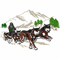 Landscapes Embroidery Design 1